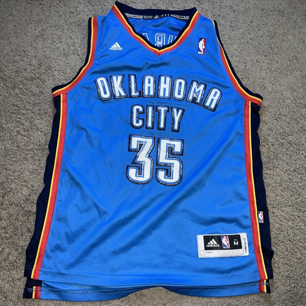 Kevin Durant OKC Thunder 2010 Adidas Stitched Jersey (Men's M +2) NBA Sewn